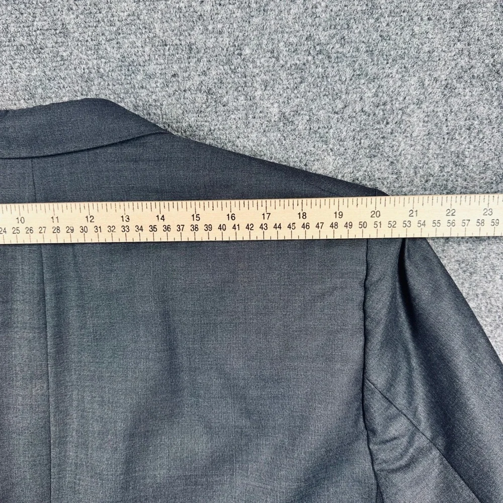 Mode Elegante 50R Vitale Barberis Canonico Super 150s Wool Gray Blazer Jacket